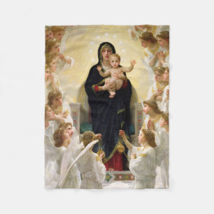 Couverture Polaire La Vierge aux anges - William-Adolphe Bouguereau