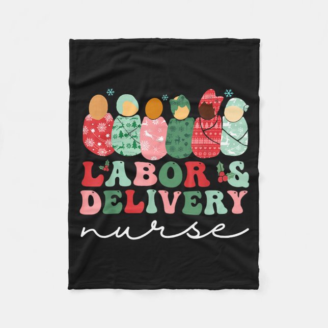 Couverture Polaire Labor And Delivery Nurse Shirt L&amp;d Nurse Chris (Devant)