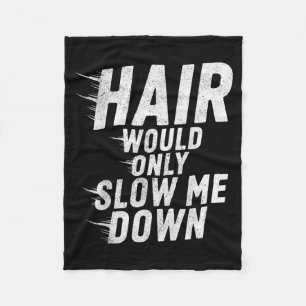 Couverture Polaire L'absence de cheveux ne ralentirait que l'humour c