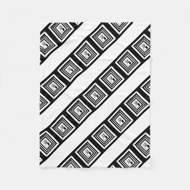 Couverture Polaire labyrinthe cardiaque (Devant)