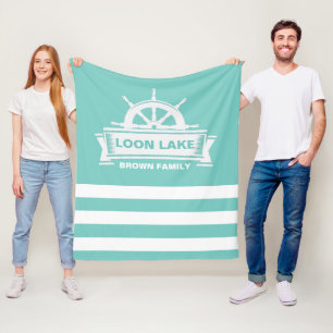 Couverture Polaire Lac Family