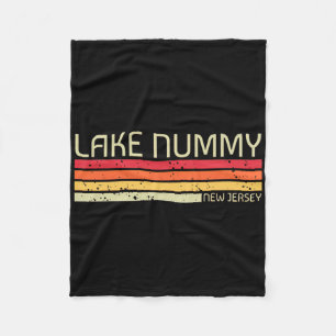 Couverture Polaire Lac Nummy New Jersey Drôle Pêche Camping Été