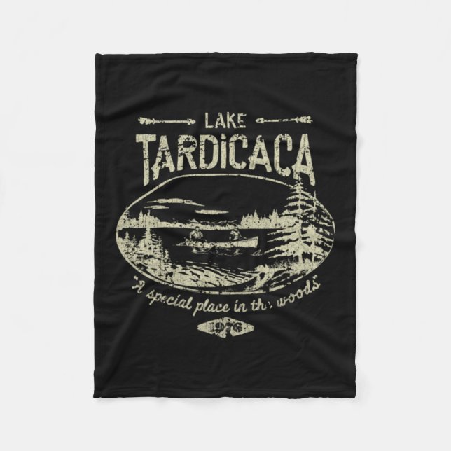 Couverture Polaire Lac Tardicaca - Vintage (Devant)