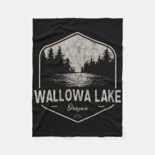 Couverture Polaire Lac Wallowa Oregon Plein air Vintage