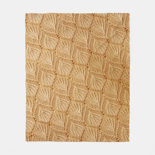 Couverture Polaire lace fabric textures (Devant)