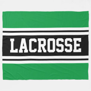 Couverture Polaire LACROSSE Gras Vert Athlétisme Noir Blanc Gras