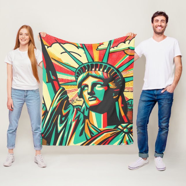 COUVERTURE POLAIRE LADY LIBERTY-NYC GROOVE 5 (En situation)