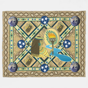 Couverture Polaire "Lady Liberty of the Nile" Art Fleece Blanket