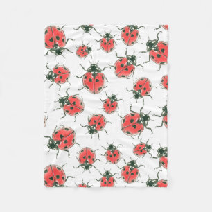 Couverture Polaire Ladybugs