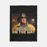 L'Aide Des Pompiers Trump Fireman Est Sur Le Chemi
