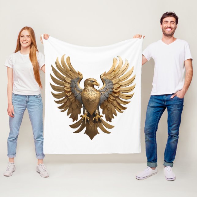 Couverture Polaire L'Aigle royal (En situation)