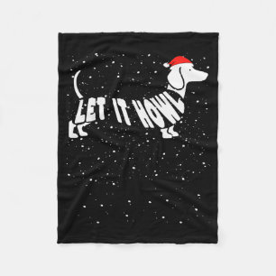 Couverture Polaire Laissez Hurler Neige Blague Drôle Hiver Maman Dach