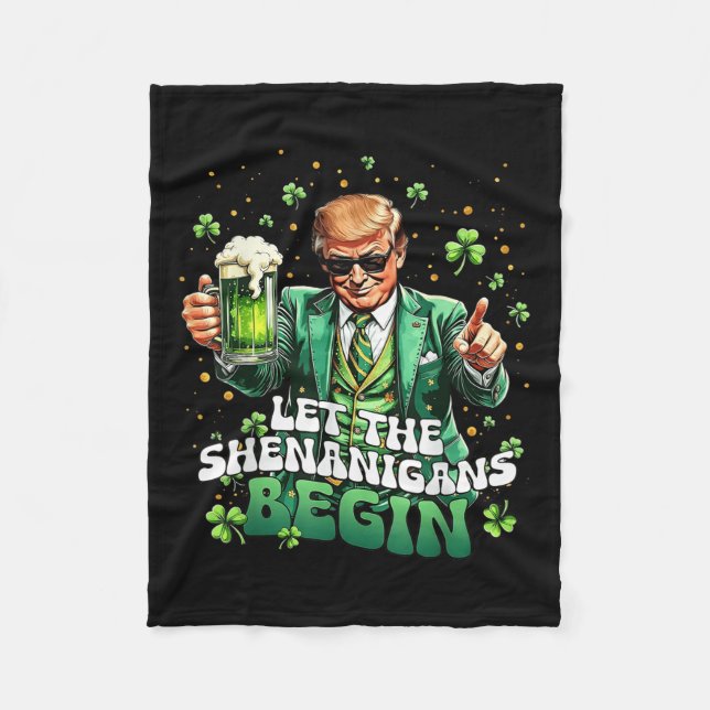 Couverture Polaire Laissons les Shenanigans commencer une drôle de St (Devant)