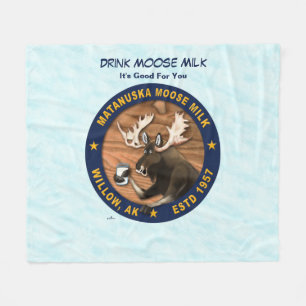 Couverture Polaire Lait d'orignal Matanuska