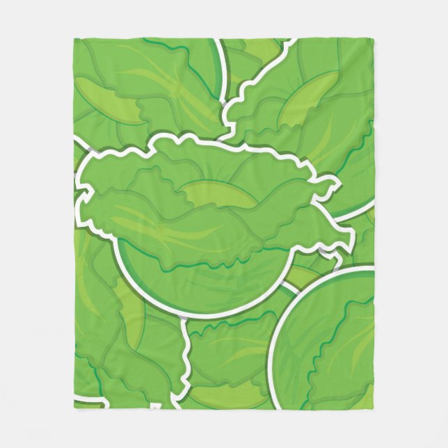 Couverture Polaire Laitue funky (Devant)