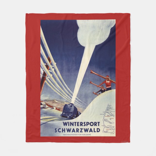 Couverture Polaire L'Allemagne - ski dans la forêt noire (Devant)