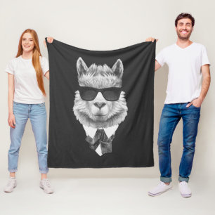Couverture Polaire Lama chic