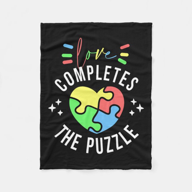 Couverture Polaire L'Amour Complète La Citation De Sensibilisation su (Devant)