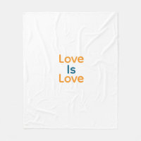 L'amour est amour orange bleu coloré fierté LGBTQ 