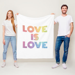 Couverture Polaire L'amour est l'amour Grandes surfaces modernes
