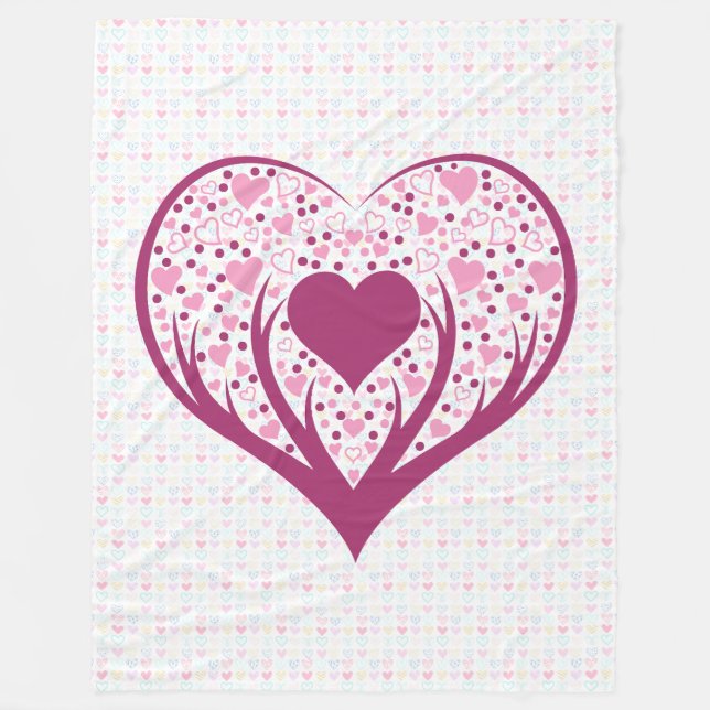 Couverture Polaire L'amour est partout. (Devant)