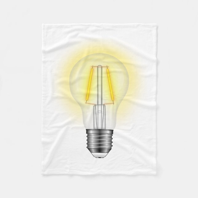 Couverture Polaire Lampe à néon (Devant)