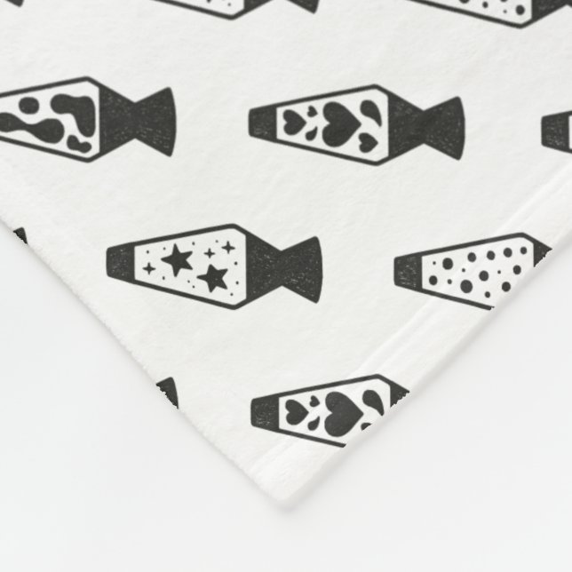 Couverture Polaire Lampes à lave (Coin)