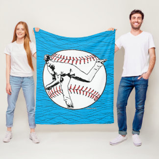Couverture Polaire Lanceur de baseball