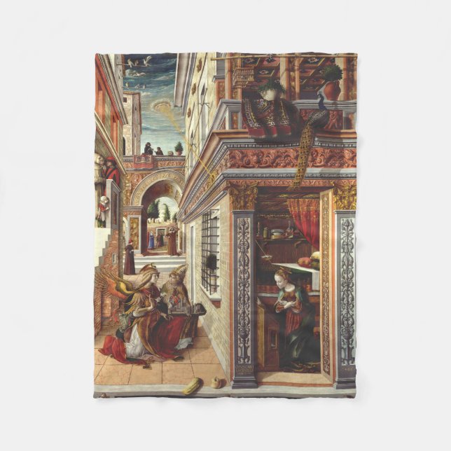Couverture Polaire L'Annonciation Carlo Crivelli Art de la Renaissanc (Devant)