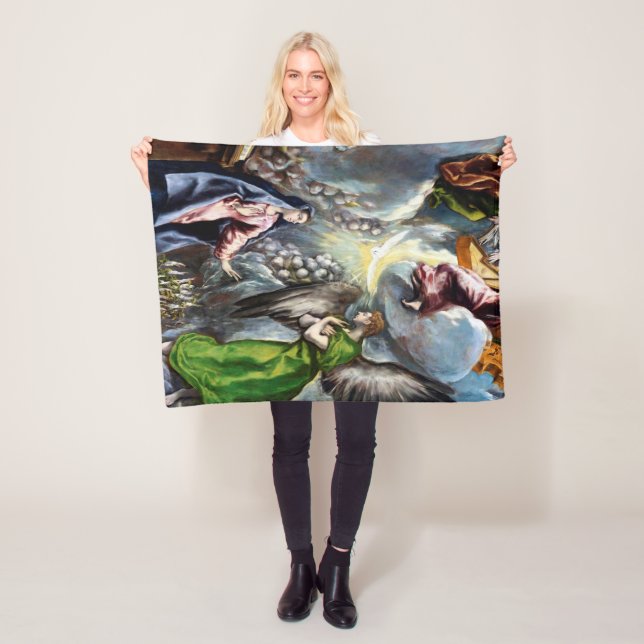 Couverture Polaire L'Annonciation, El Greco (En situation)