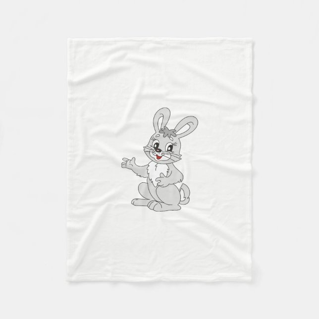 Couverture Polaire Lapin (Devant)