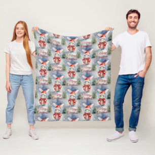 Couverture Polaire Lapin Lapin Noël