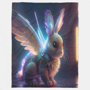 Couverture Polaire Lapin spatial