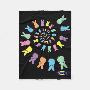 Couverture Polaire Lapins féminins Spirale colorée de Bu sucré