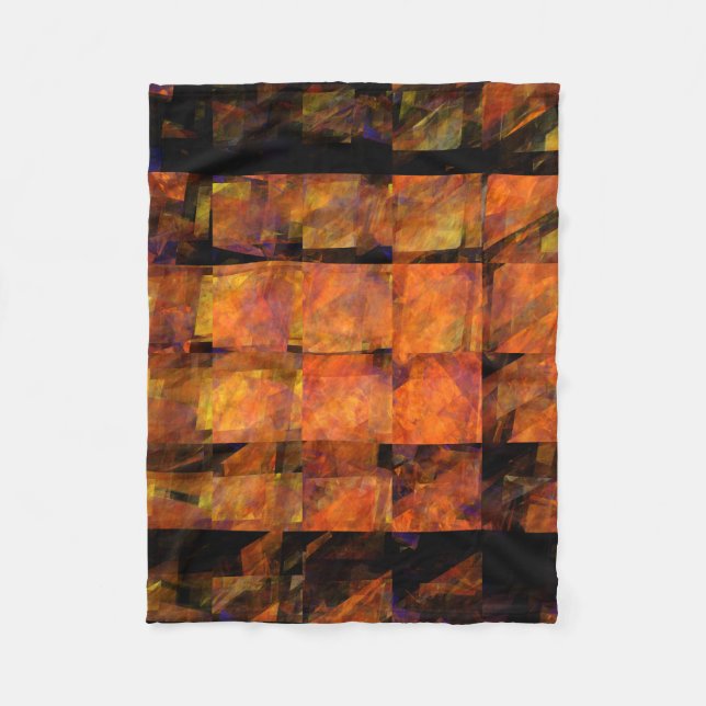 Couverture Polaire L'art Abstrait au mur (Devant)