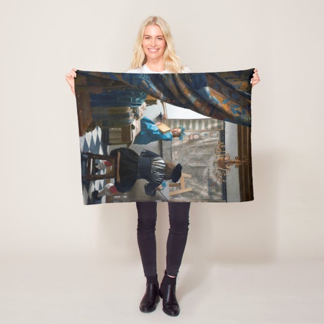 Couverture Polaire L'art de la peinture, Johannes Vermeer, 1666-1667 (En situation)