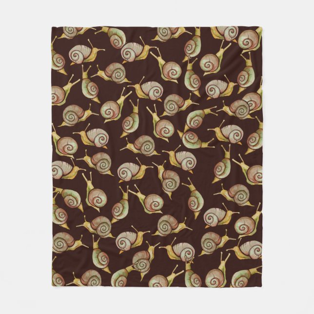 Couverture Polaire L'art des escargots naturels (Devant)