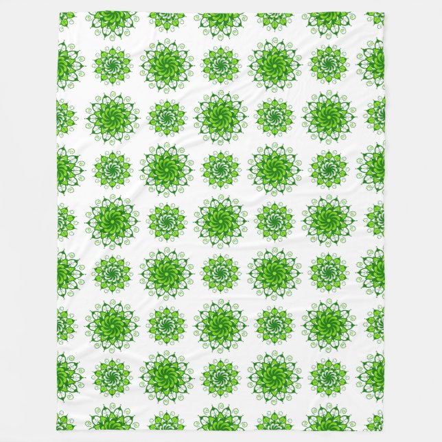 Couverture Polaire l'art du mandala motif (Devant)