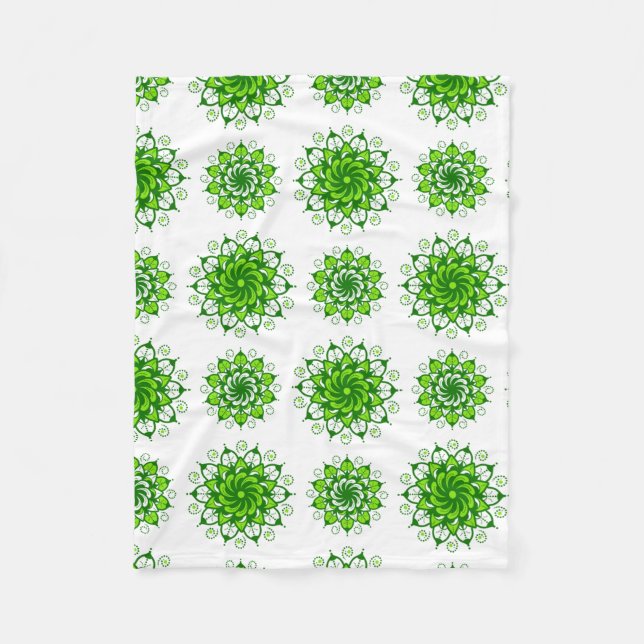 Couverture Polaire l'art du mandala motif (Devant)