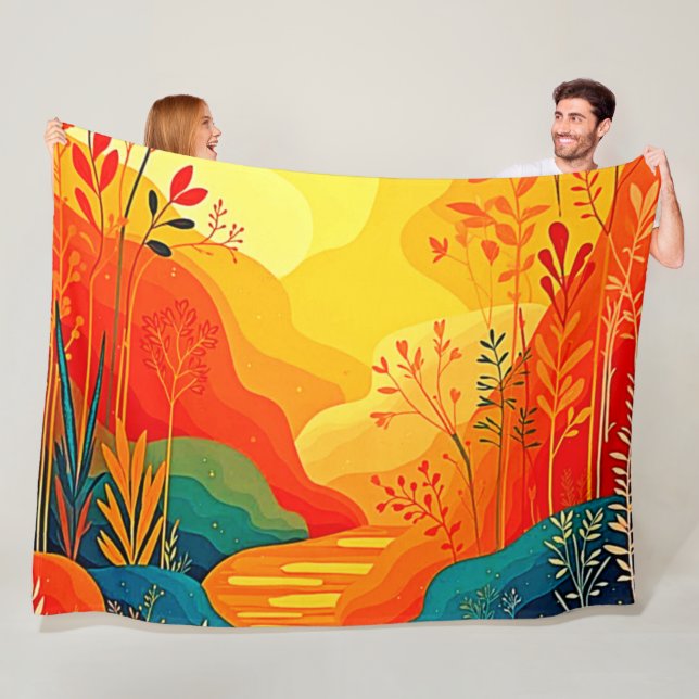 Couverture Polaire L'art paysager d'automne (En situation)