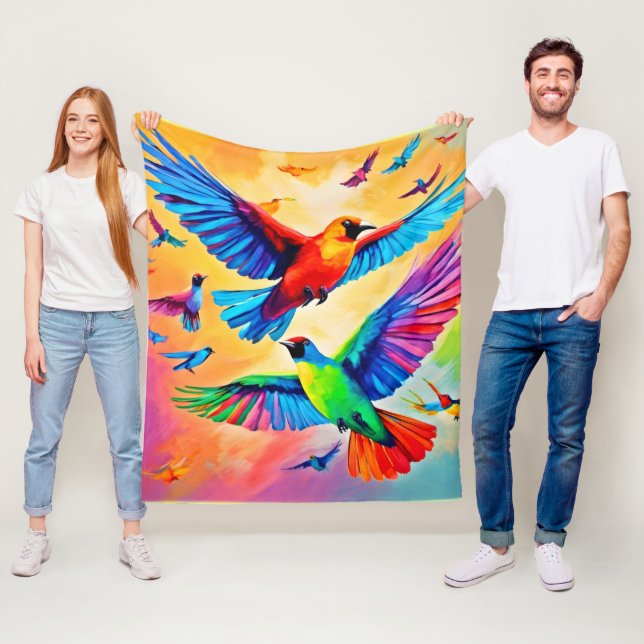Couverture Polaire L'art vibrant de la peinture avienne (En situation)