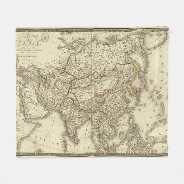 Couverture Polaire L'Asie 9 (Devant (Horizontal))