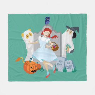 Couverture Polaire L'Assistant D'Oz™   Dorothy Halloween Joyeuse Dans