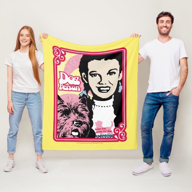 Couverture Polaire L'Assistant D'Oz™ | Dorothy™ & Toto™ - Personne de (En situation)