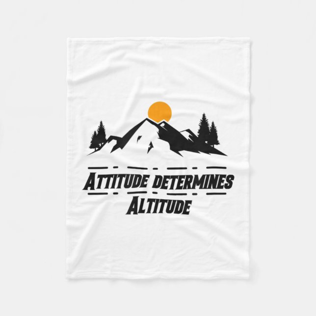 Couverture Polaire L'attitude détermine l'altitude, la motivation et  (Devant)