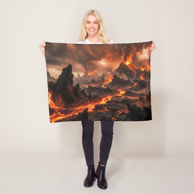 Couverture Polaire Lave volcanique (En situation)