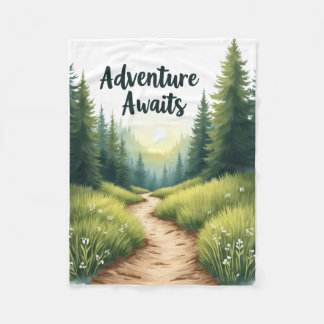 Couverture Polaire L'aventure Attend Couette Confortable