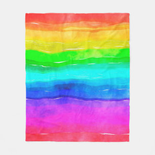 Couverture Polaire Laver de peinture à l'aquarelle