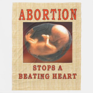 COUVERTURE POLAIRE L'AVORTEMENT ARRÊTE UN COEUR BATTANT