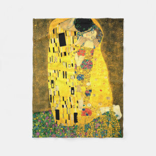 Couverture Polaire Le baiser par Gustav Klimt